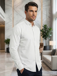 Camisa de hombre blanca OZONEE V/V185Z