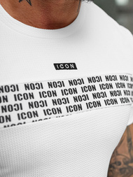 Camiseta de hombre blanca OZONEE O/B1216