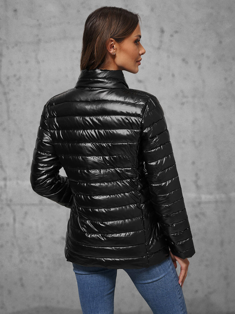 Chaqueta de mujer negra OZONEE JS/16M9110/392