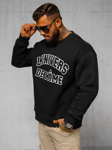 Sudadera de negra OZONEE O/SWE23055