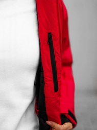 Chaqueta de mujer roja OZONEE JS/HH012/5Z