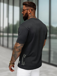 Camiseta de hombre negras OZONEE O/QQ1530