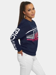 Sudadera de mujer azul marino OZONEE JS/B26008