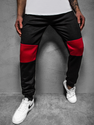 Pantalón de chándal de hombre negras OZONEE JS/JZ11015Z