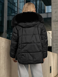 Chaqueta de mujer negra OZONEE O/16M9179/392Z