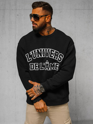 Sudadera de negra OZONEE O/SWE23055