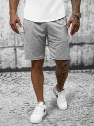 Pantalón corto de hombre gris OZONEE JS/8K100/2Z