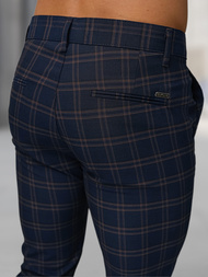 Pantalón chino de hombre azul marino OZONEE DJ/5632Z
