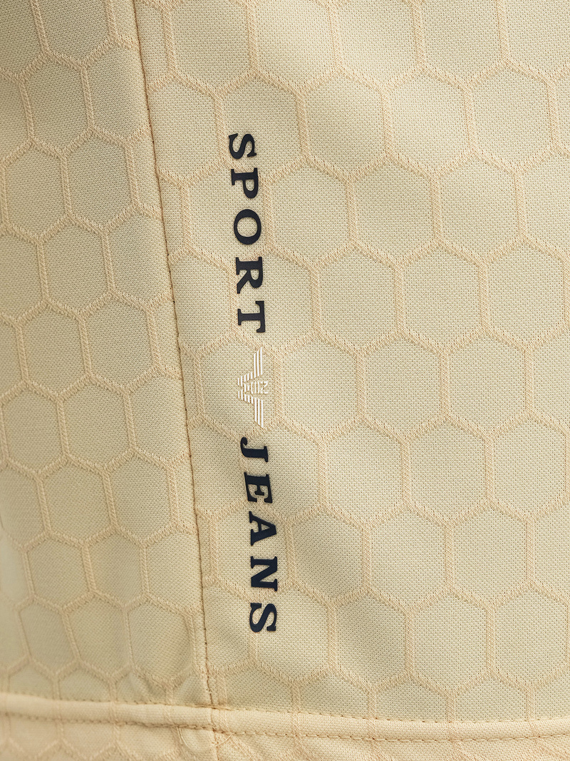 Polo de hombre beige OZONEE O/QQ922