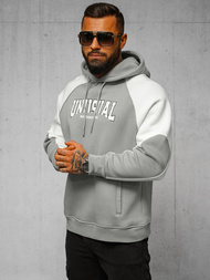 Sudadera de siva OZONEE O/SWE23027Z