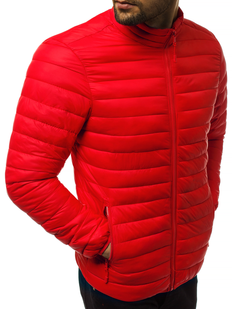 Chaqueta de hombre roja OZONEE JS/LY33