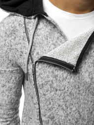 Sudadera de hombre gris OZONEE B/171693