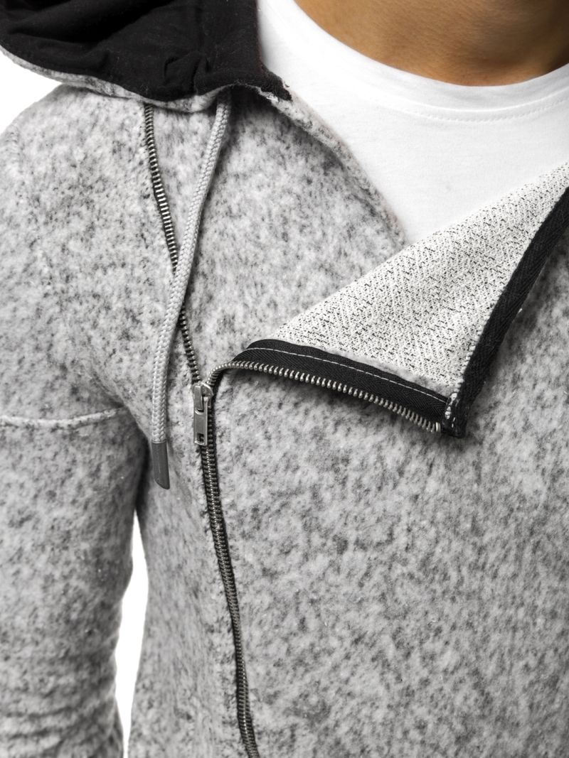 Sudadera de hombre gris OZONEE B/171693