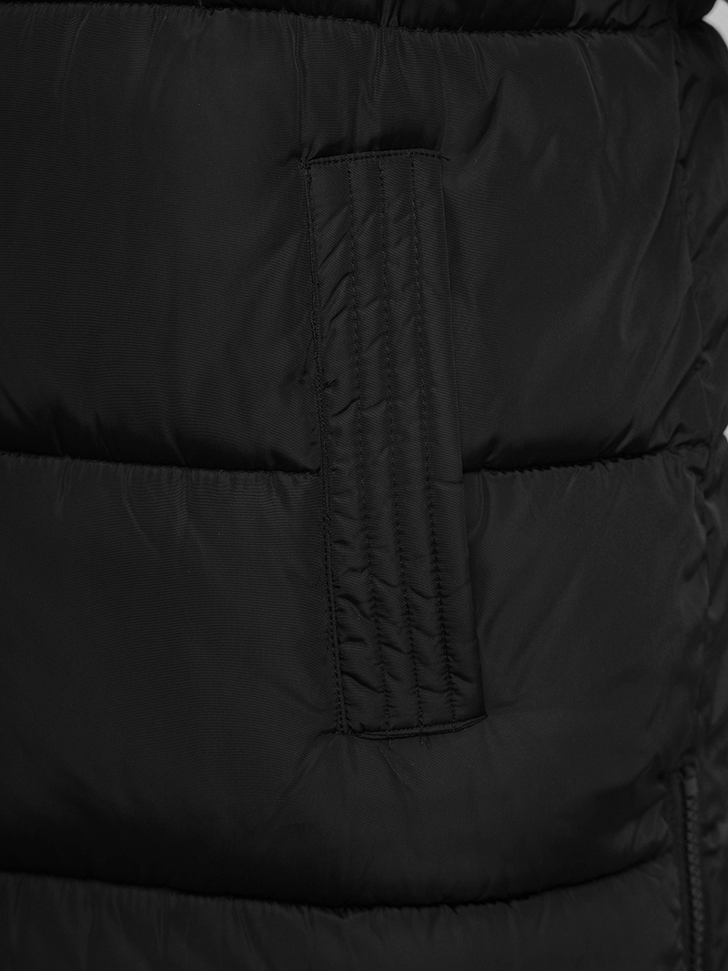 Chaleco de mujer negro-dorada OZONEE O/H1121/99