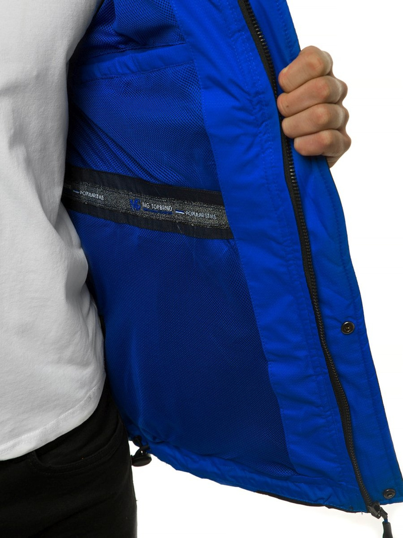 Chaqueta de hombre azul marino OZONEE MG/2517