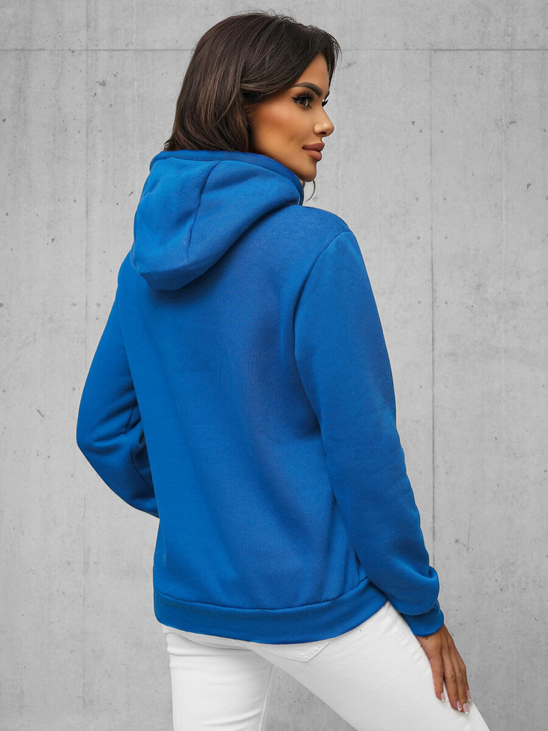 Sudadera de mujer azul claro OZONEE JS/W02Z