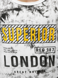 Camiseta sin mangas de hombre blanca OZONEE JS/SS11037Z