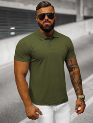 Polo de hombre verde OZONEE JS/8T80/29Z