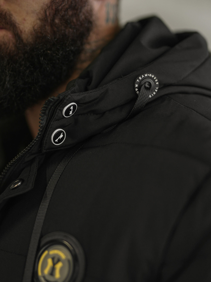 Chaqueta de hombre negra OZONEE JS/57M7503/392Z