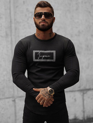 Sudadera de hombre negra OZONEE O/D7192