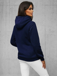 Sudadera de mujer azul marino OZONEE JS/W02Z