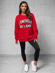 Sudadera de roja OZONEE O/SWE23055