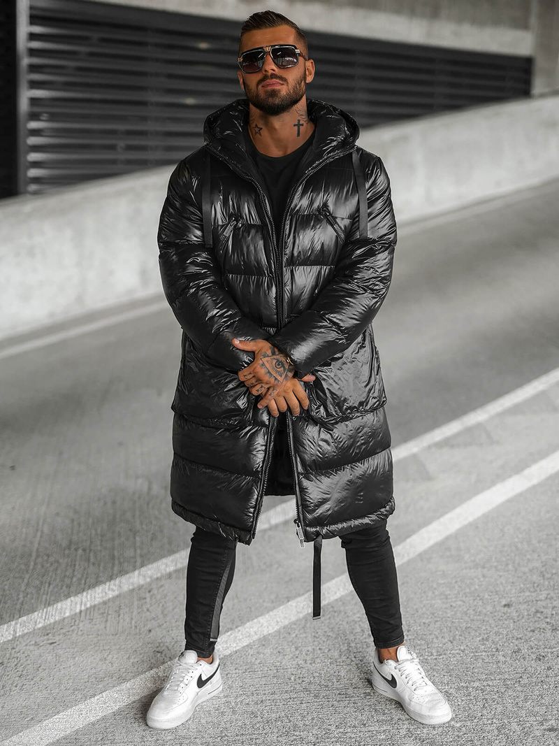 Chaqueta de hombre negro OZONEE O/M3205Z