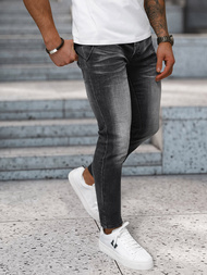 Vaqueros de hombre negras OZONEE NB/MP0091N