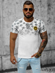 Camiseta de hombre blanca OZONEE O/T133/1