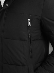 Chaqueta de invierno de hombre negra OZONEE JS/25M9803/392