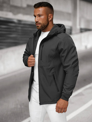 Chaqueta softshell para hombre grafito OZONEE JS/27B6529/5