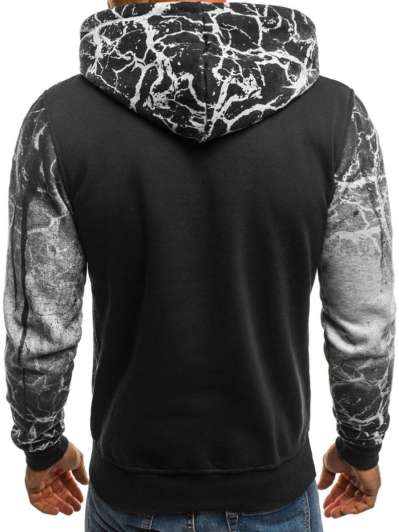 Sudadera de hombre gris OZONEE JS/DD267Z