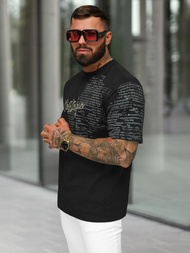 Camiseta de hombre negras OZONEE O/YN2/631