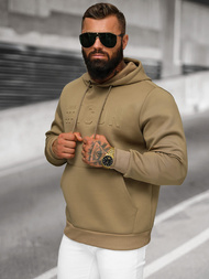 Sudadera de hombre beige OZONEE JS/27B6502/91