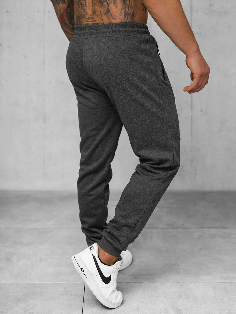 Pantalón de chándal de hombre grafito OZONEE JS/15K1818/5