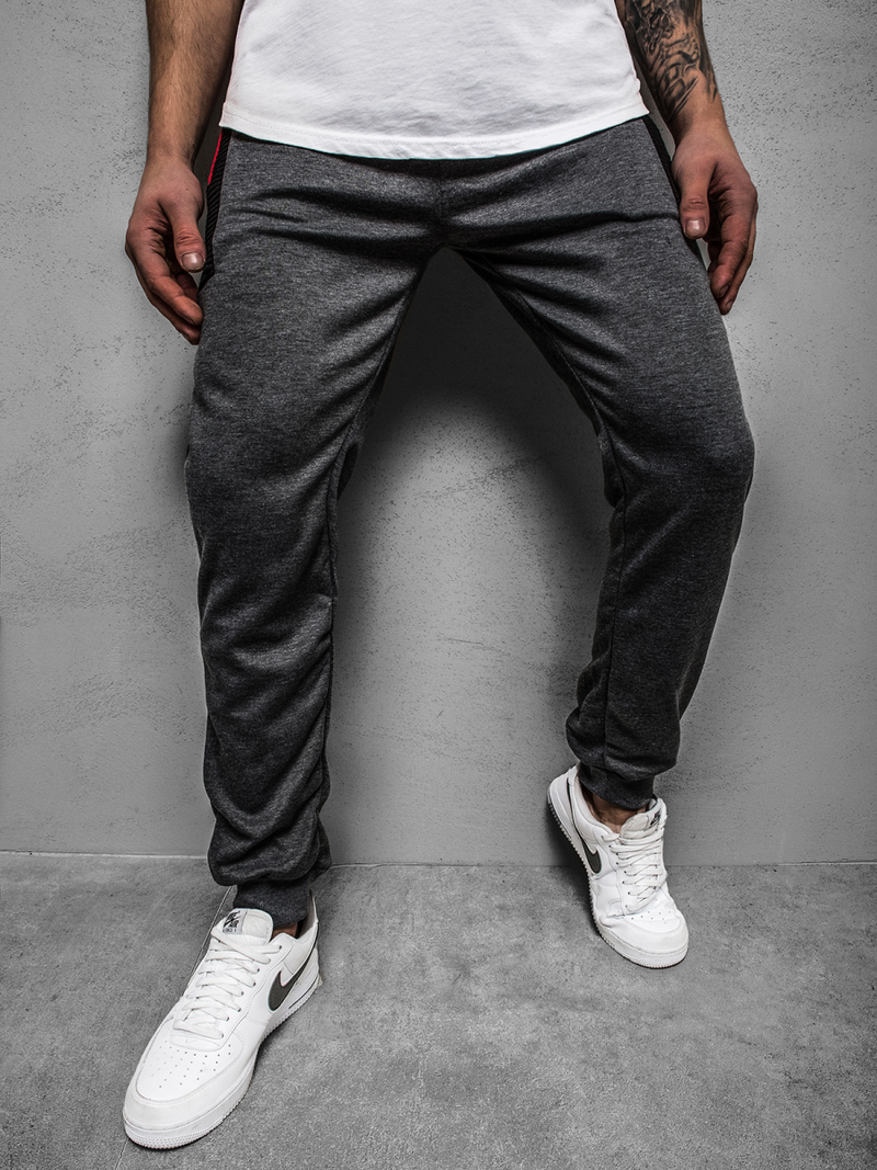 Pantalón de chándal de hombre grafito OZONEE JS/JZ11020Z