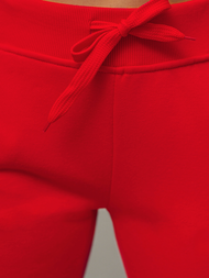 Pantalón de chándal para mujer rojo OZONEE JS/CK01Z