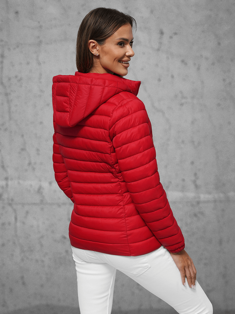 Chaqueta de mujer roja OZONEE JS/16M9101/270
