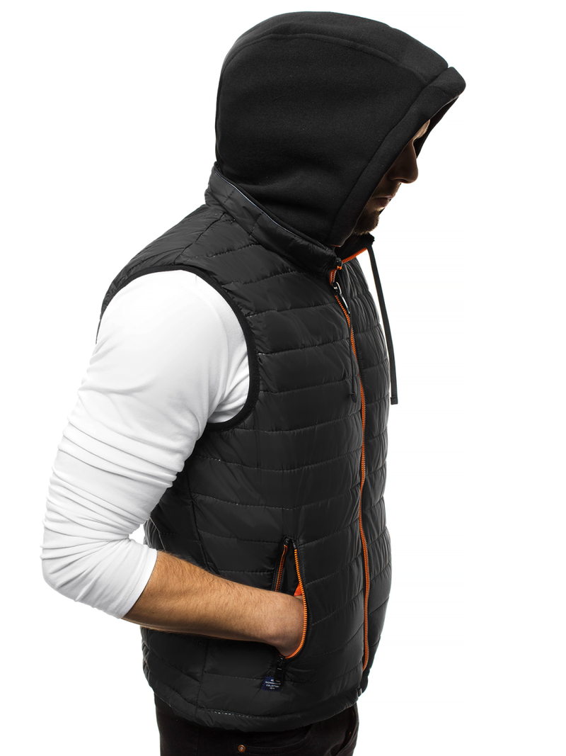 Chaleco de hombre negra OZONEE N/6102