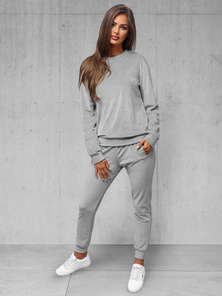 Chándal velour de mujer de gris ZONEE O/8C1173/2Z