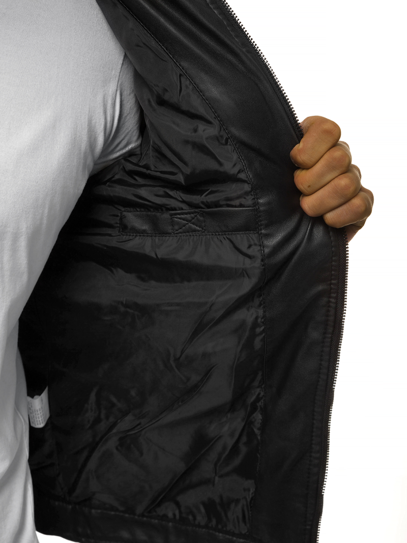 Chaqueta de hombre negr OZONEE JB/JP1131