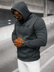 Sudadera de hombre grafito OZONEE JS/27B6512/5