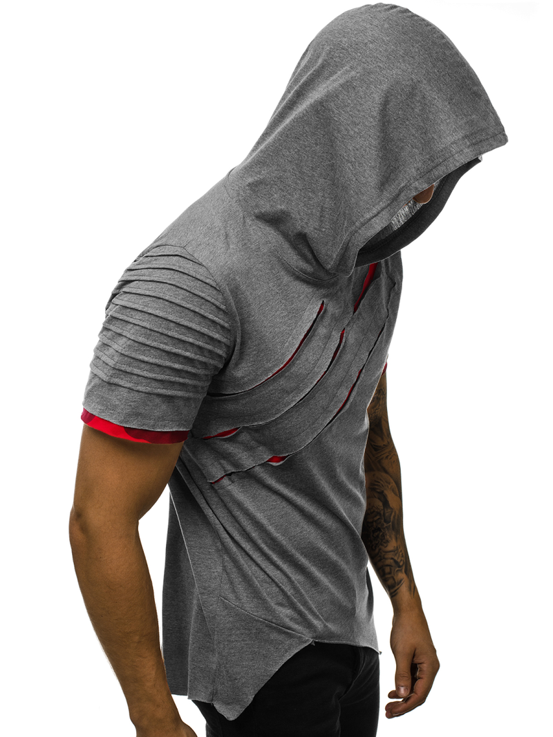 Camiseta de hombre grafito OZONEE O/1187XZ