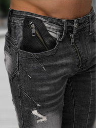 Vaqueros de hombre negras OZONEE NB/MP0045NZ