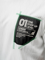 Camiseta de hombre blanca OZONEE O/3C333