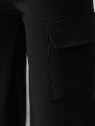 Pantalones de mujer negras OZONEE JS/92K515/3