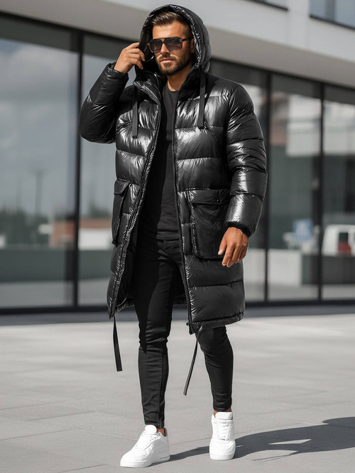 Chaqueta de hombre negro OZONEE O/M3205Z