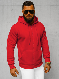 Sudadera de hombre roja OZONEE JS/2008Z