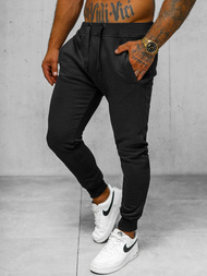 Pantalón de chándal de hombre negras OZONEE JS/XW01Z