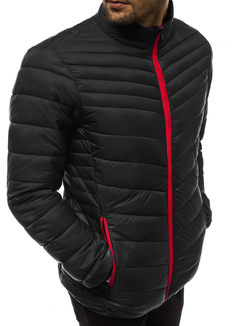 Chaqueta de hombre negra OZONEE JB/JP1137